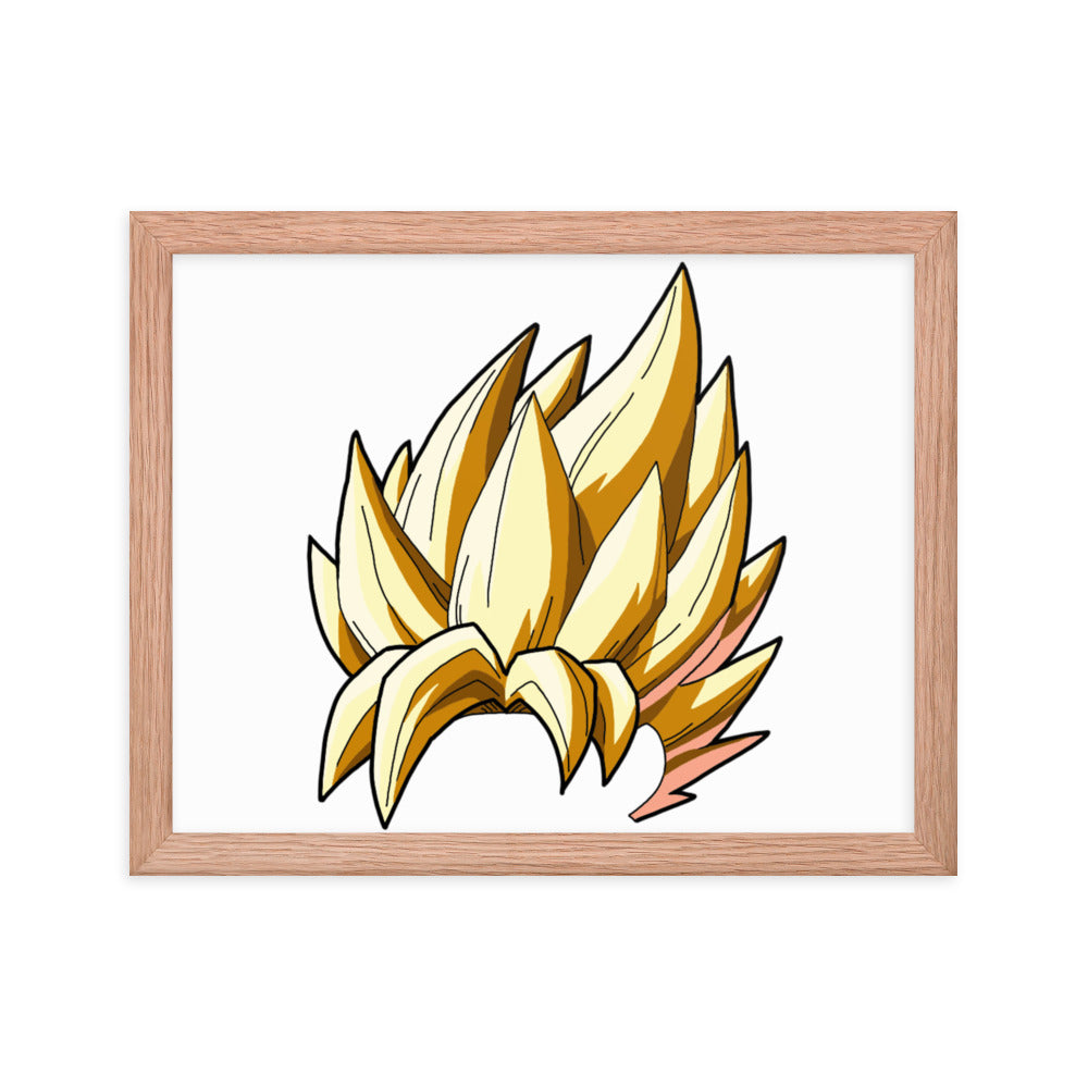 Super Saiyan Framed poster