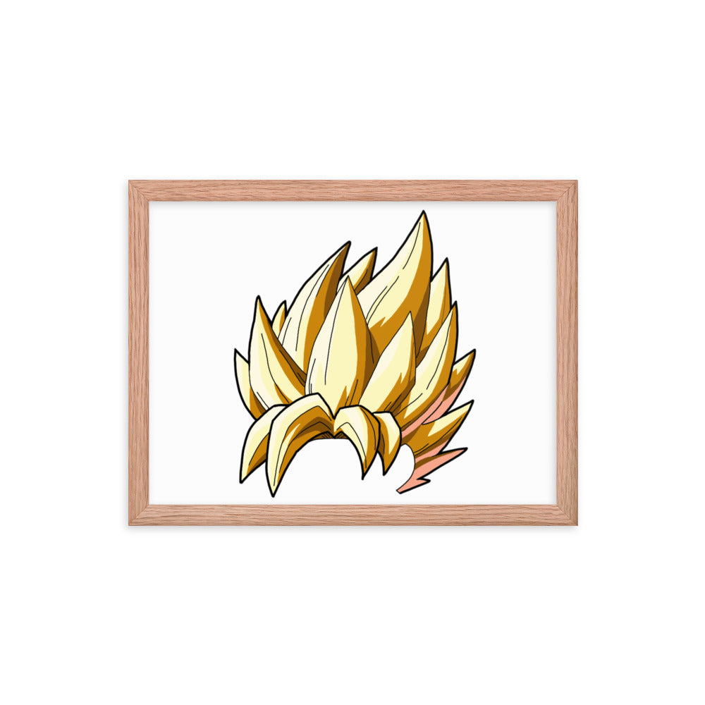 Super Saiyan Framed poster