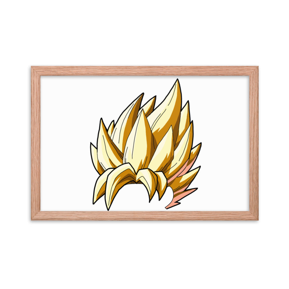 Super Saiyan Framed poster