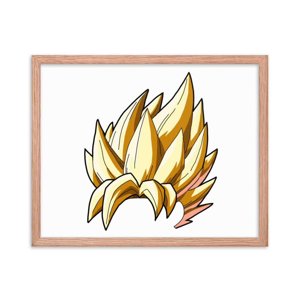 Super Saiyan Framed poster