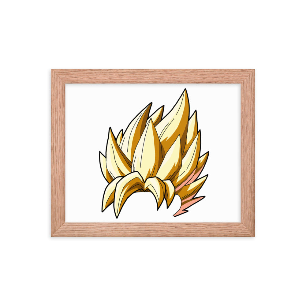 Super Saiyan Framed poster